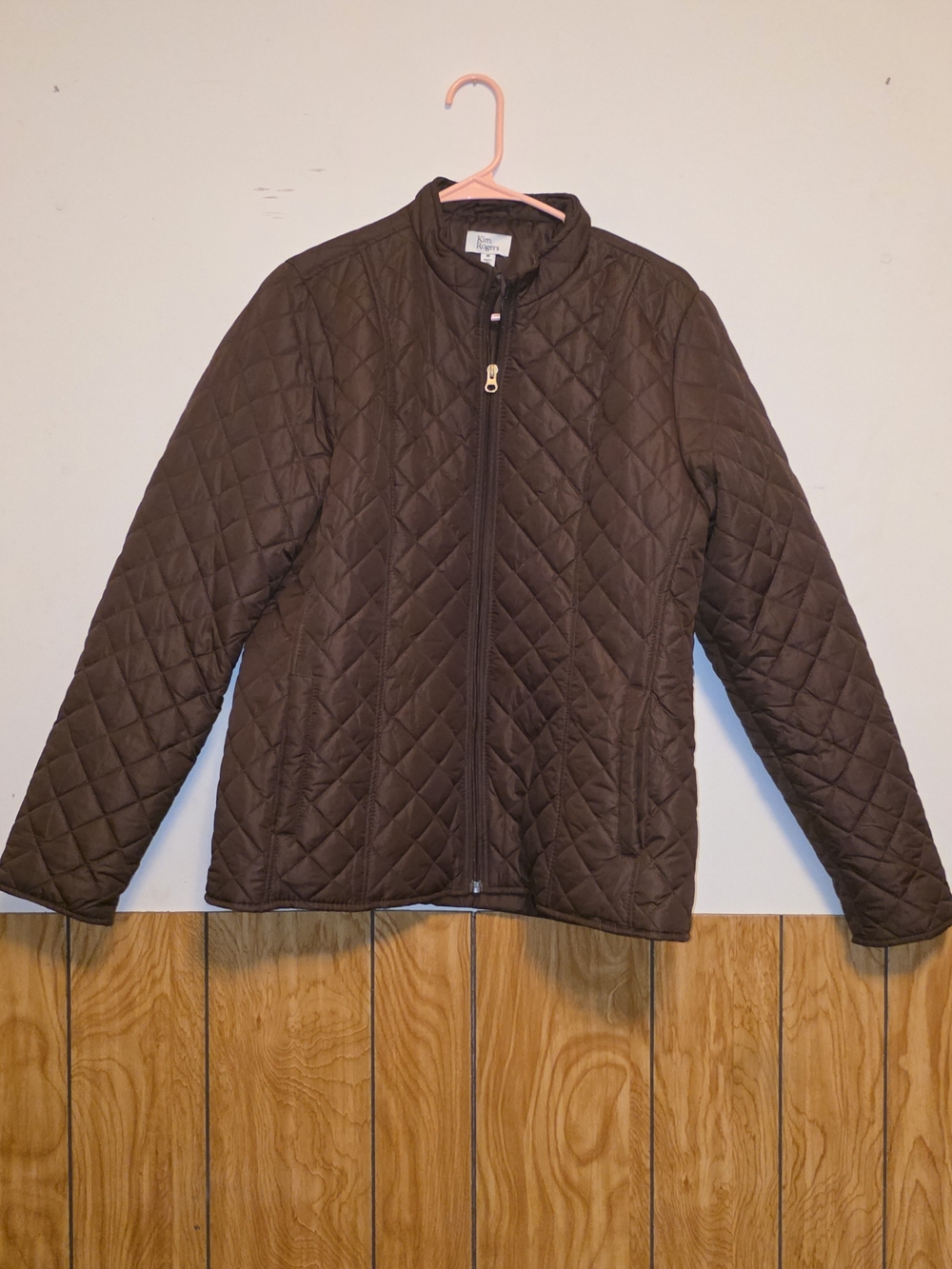 Kim Rogers Quilted Puffer Jacket - Brown